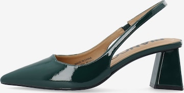 Bianco Pumps 'MARALYN' in Groen: voorkant