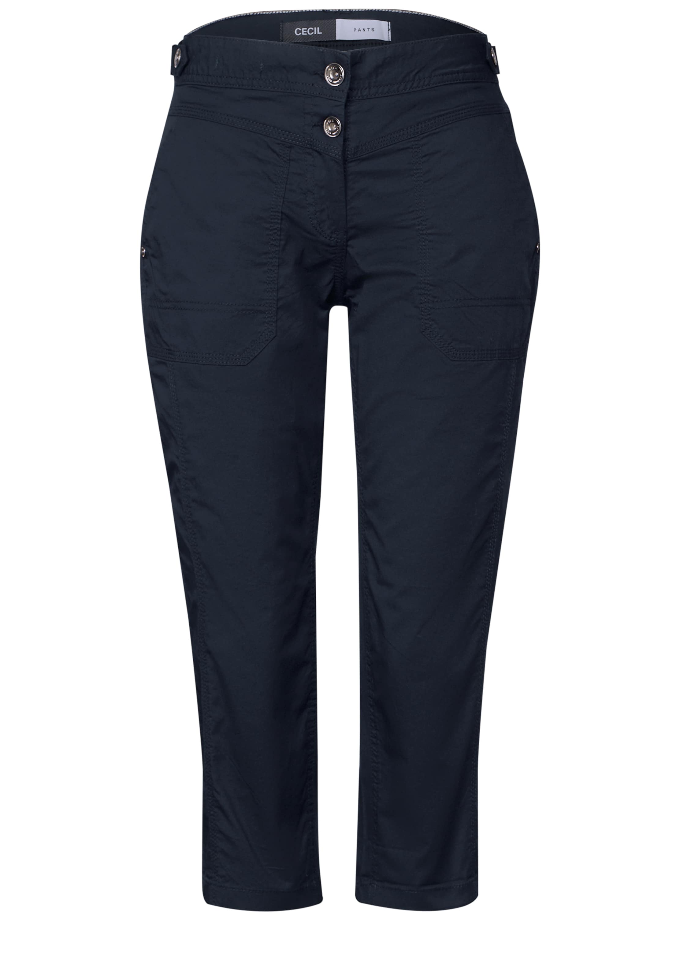 CECIL Slim fit Trousers 'New York' in Blue: front
