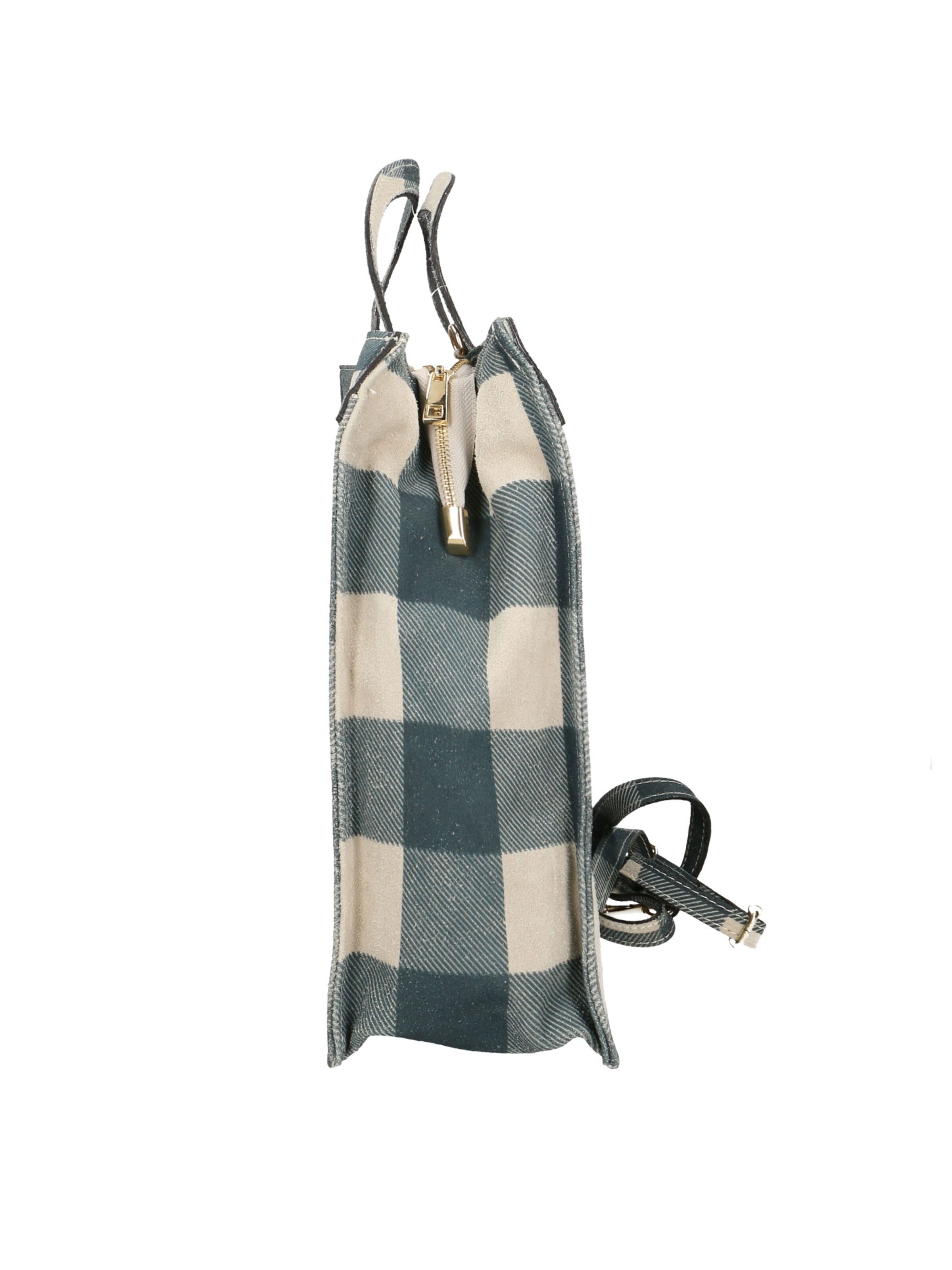 Borsa a mano 'Borsa a Mano Donna Ivy Design Vera Pelle Scamosciata Made in Italy' di Gave Lux in beige