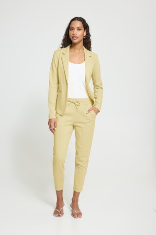 ICHI Regular Pants ' IHKate ' in Yellow