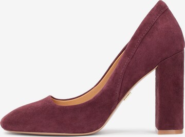 Kazar Pumps in Rood: voorkant