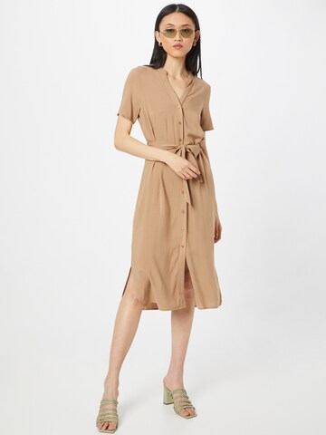 VERO MODA Shirt Dress 'VICA' in Beige