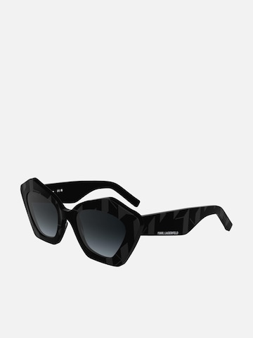 Karl Lagerfeld Zonnebril in Zwart: voorkant