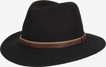 Hatland Hut 'Camillo' in Schwarz: Vorderseite