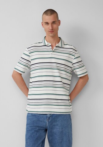 T-Shirt QS en beige : devant