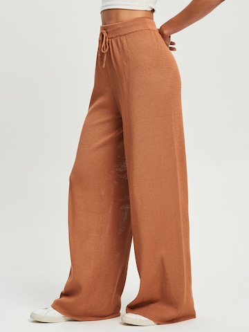 Calli Loose fit Pants 'BYRON' in Brown