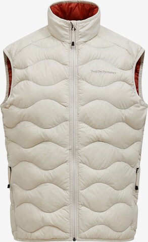 PEAK PERFORMANCE Vest in Beige: front