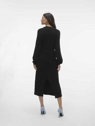 VERO MODA Strikkjole 'ANGALINA ' i sort