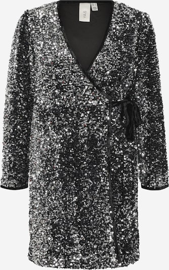 YAS Petite Koktel haljina 'YASELLE' u crna / srebro, Pregled proizvoda