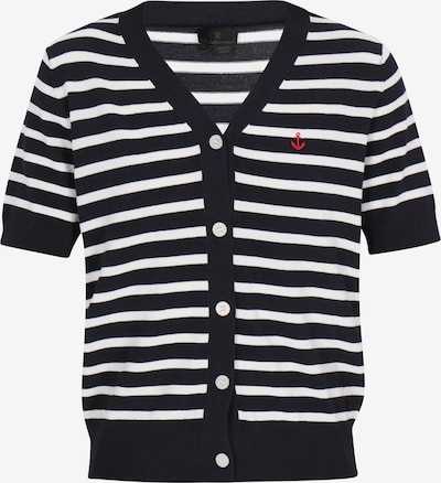 DreiMaster Klassik Neuletakki värissä yönsininen / valkoinen, Tuotenäkymä