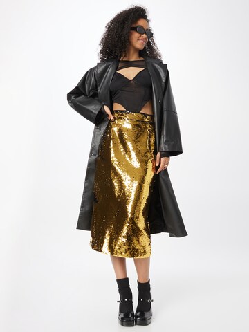 Copenhagen Muse Skirt in Gold