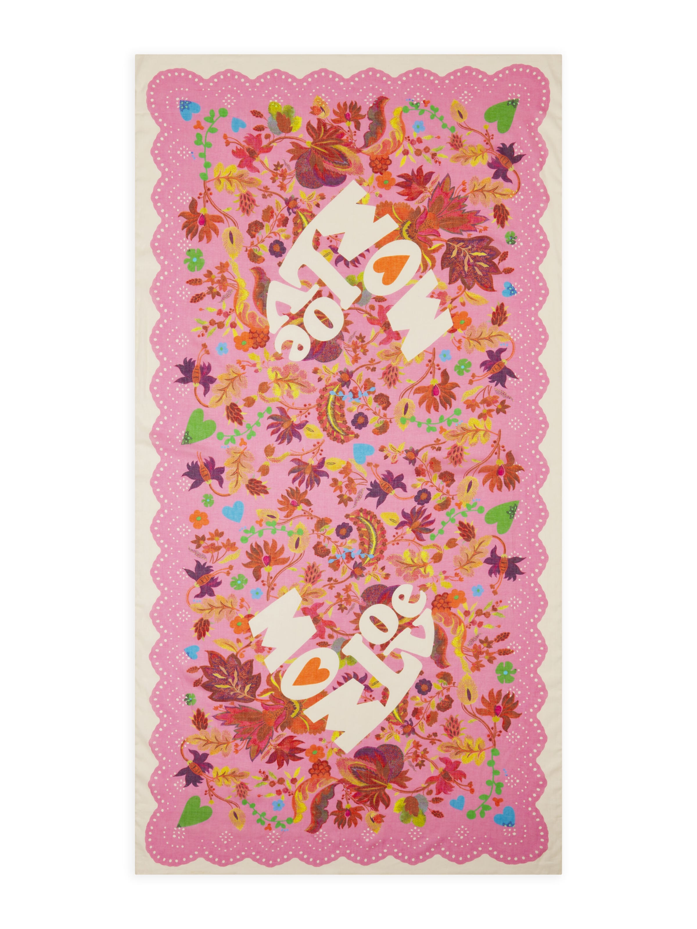 Écharpe 'LOVE MOM' CODELLO en rose