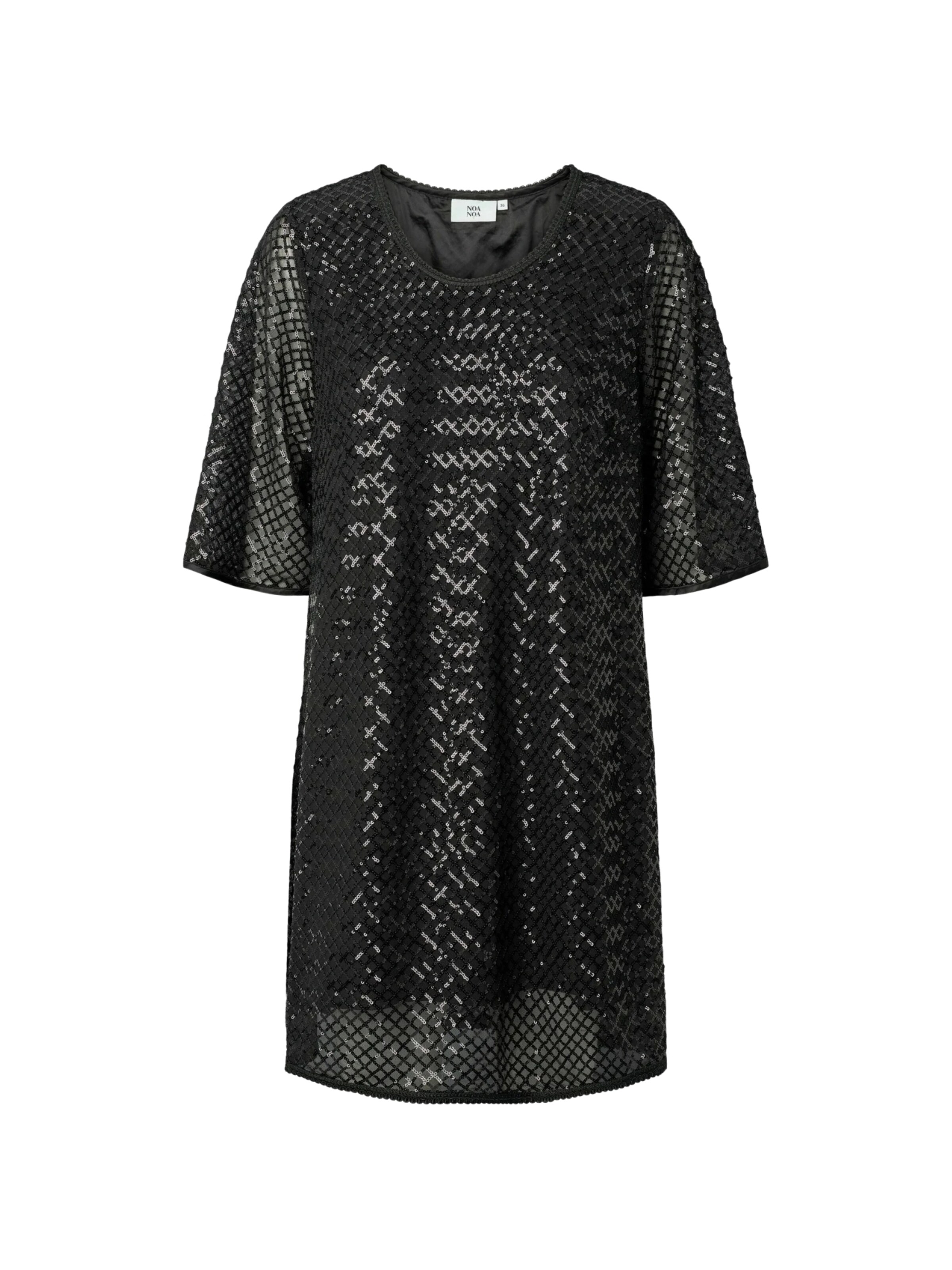 Noa Noa Dress ' GinamariNN ' in Schwarz: Vorderseite