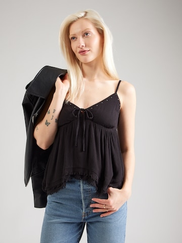 HOLLISTER Топ в Черный: спереди