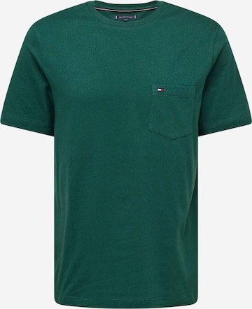 TOMMY HILFIGER T-Shirt 'Essential' in Grün: Vorderseite