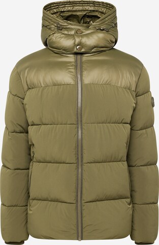 JOOP! Jeans Winter Jacket 'Joshas' in Green: front