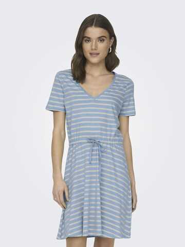 Robe 'MAY' ONLY en bleu : devant