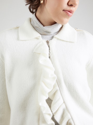 Cardigan monari en blanc