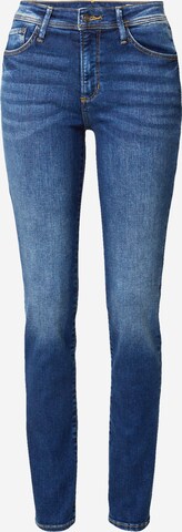 s.Oliver Slimfit Jeans in Blauw: voorkant