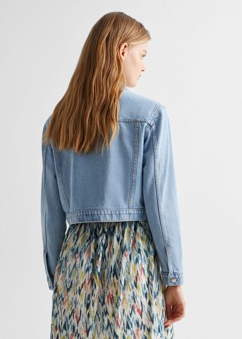 MANGO TEEN Übergangsjacke 'Sarah' in Blau