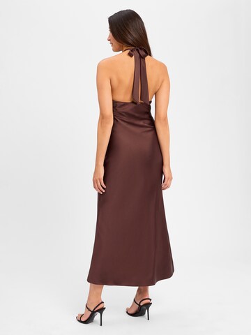 Marie Lund Evening Dress in Brown
