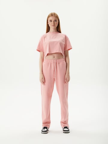 Ossy Homer Loosefit Sporthose 'Heavy Cotton 450 GSM N1Y013' in Pink