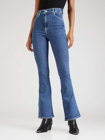 Dr. Denim Flared Jeans 'Moxy' in Blauw: voorkant