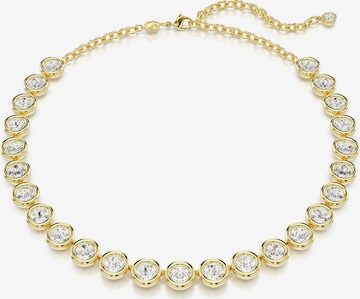 Swarovski Necklace in Gold: front