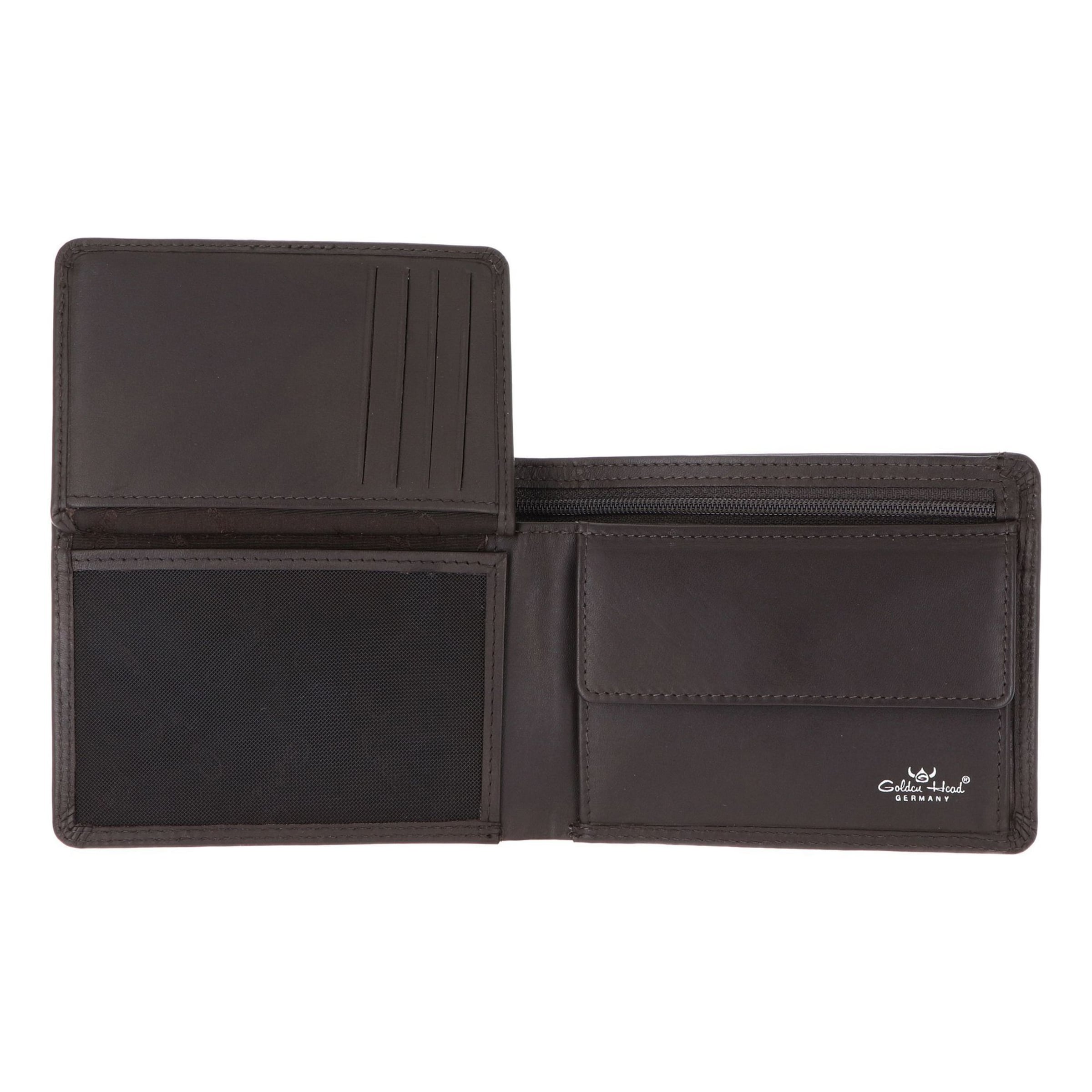 GOLDEN HEAD Wallet 'Polo' in Brown