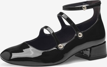 TAMARIS Γόβες slingback σε μαύρο: μπροστά