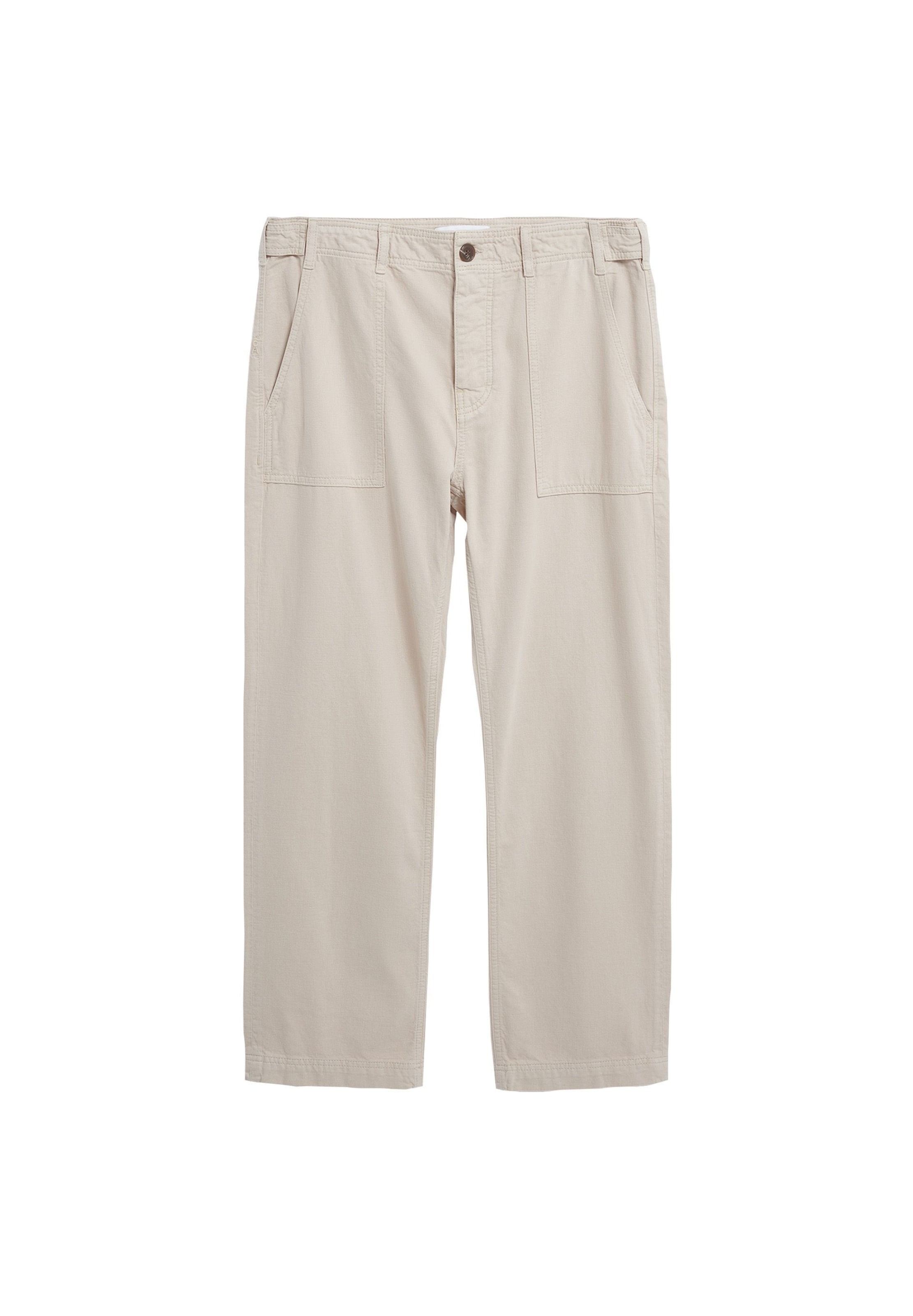 ARMEDANGELS Loosefit Broek in Beige: voorkant