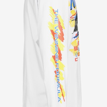 T-Shirt 'Market Racing Stripe Chinatown' MARKET en blanc