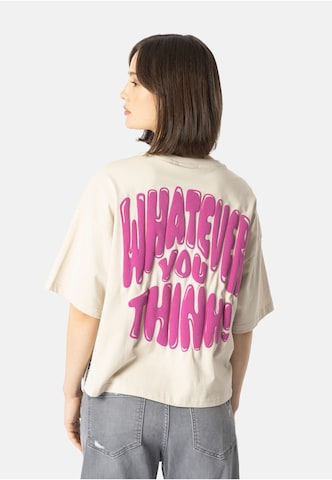 T-shirt 'Lorely Whatever' Elias Rumelis en blanc : devant