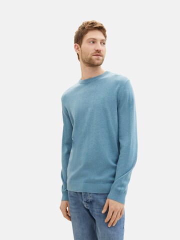 TOM TAILOR Sweater in Blue: front