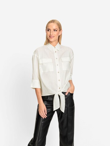 heine Bluse i beige: forside