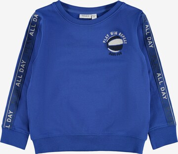 NAME IT - Sweatshirt 'Loui' em azul: frente