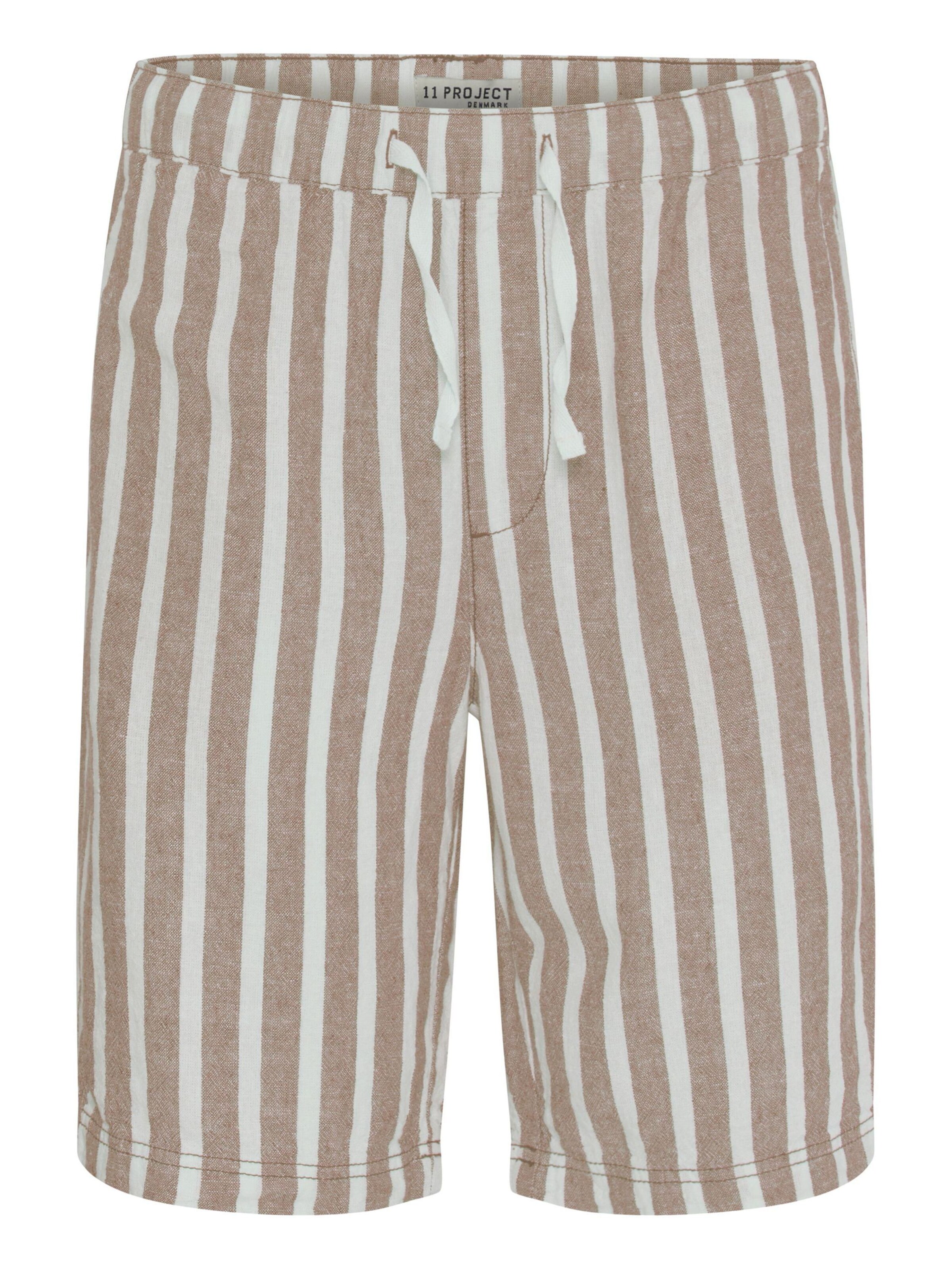 11 Project - Regular Calças 'Eshi' em bege: frente