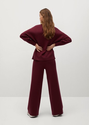 MANGO Loosefit Broek in Rood