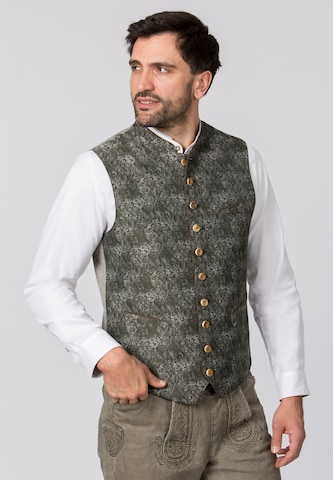 STOCKERPOINT Traditional vest 'Claudio' in Green: front