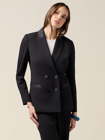 Blazer di oltre in nero: frontale