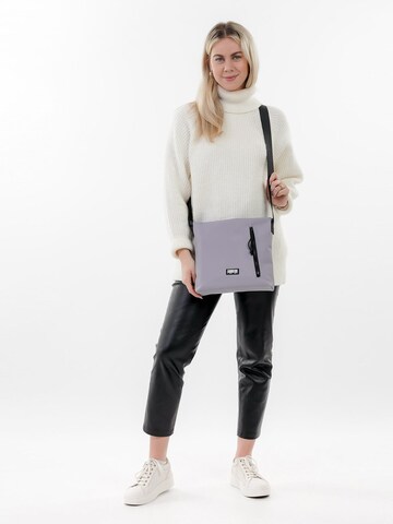 Borsa a tracolla ' Kairo ' di Emily & Noah in lilla: frontale