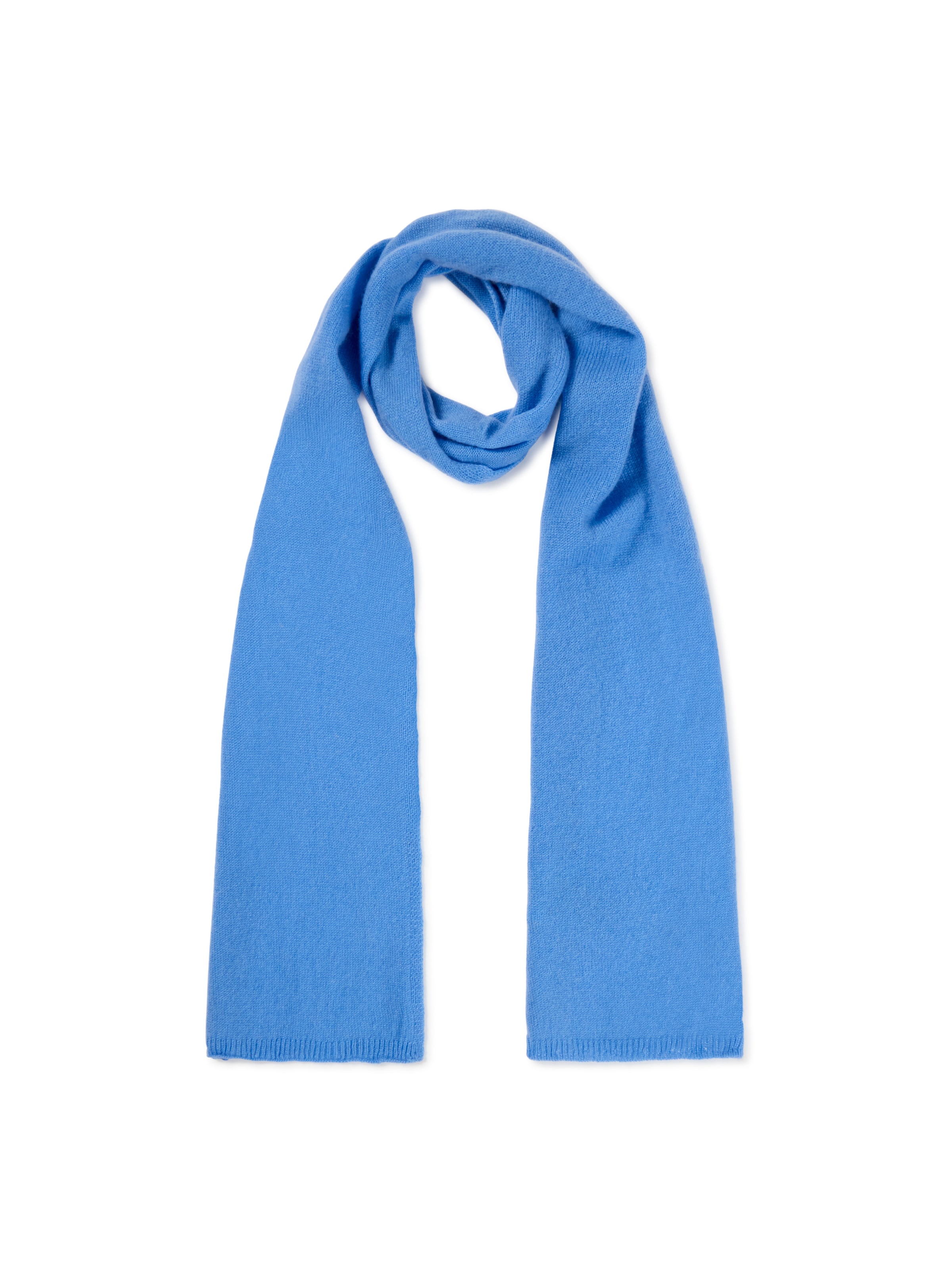 CASH-MERE.CH Schal in Blau: Vorderseite