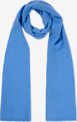 Écharpe CASH-MERE.CH en bleu : devant