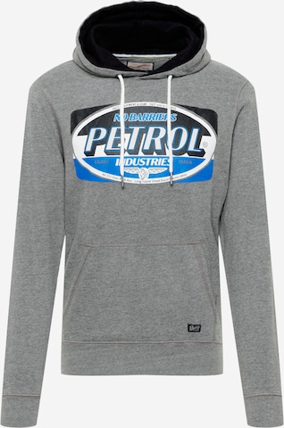 pelēks Petrol Industries Sportisks džemperis: no priekšpuses