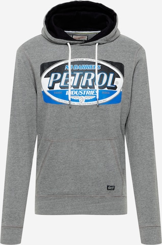 Petrol Industries Sweatshirt in Grijs: voorkant