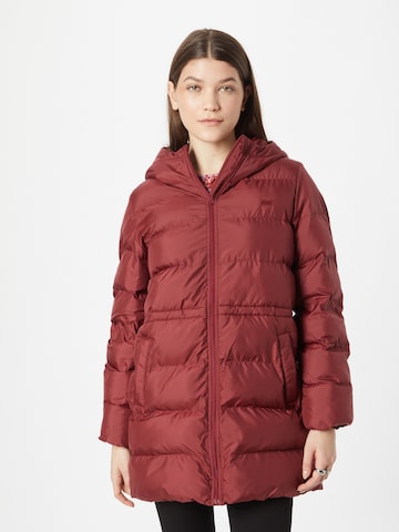 LEVI'S ® Übergangsjacke 'Hooded Midi' in Rot: predná strana