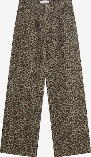 Bershka Traperice u cappuccino / moka smeđa / crna, Pregled proizvoda