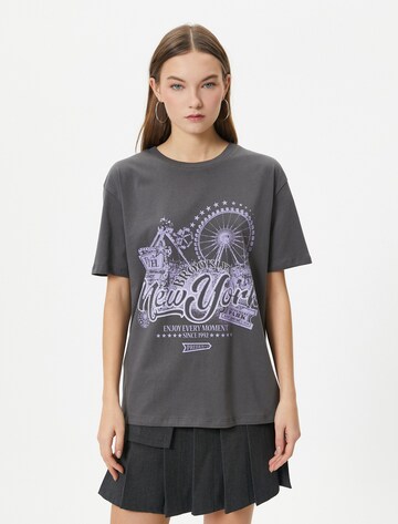 Koton Shirt in Grijs: voorkant