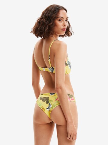 Desigual Bandeau Horní díl plavek – žlutá