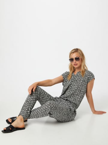 Cartoon Jumpsuit in Black